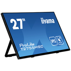 Iiyama ProLite Bonded PCAP 10P Touch dotykový monitor Energetická třída (EEK2021): E (A - G) 68.6 cm (27 palec) 1920 x 1080 Pixel 16:9 5 ms HDMI™, DisplayPort,