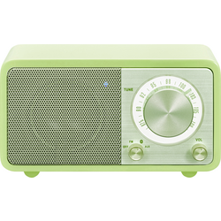 Sangean WR-7 Genuine Mini stolní rádio FM Bluetooth  s akumulátorem zelená