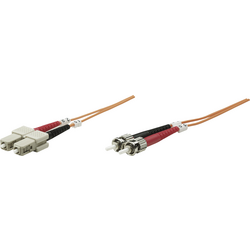 Intellinet 510349 optické vlákno optické vlákno kabel [1x ST zástrčka - 1x zástrčka SC] 62,5/125 µ Multimode OM1 3.00 m