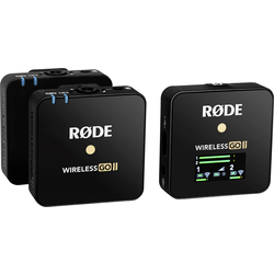 RODE Microphones Wireless GO II nasazovací řečnický mikrofon Druh přenosu:USB vč. tašky, vč. ochrany proti větru, vč. kabelu