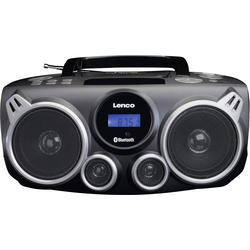 Lenco SCD-100 CD-rádio FM AUX, Bluetooth, CD, SD, USB   černá