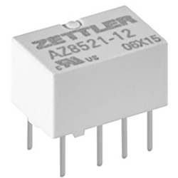 Zettler Electronics AZ8521S-12 SMD relé 12 V/DC 2 A 2 přepínací kontakty 1 ks