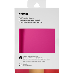 Cricut Transfer Foil Sheets fólie  červená