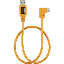 Tether Tools USB kabel  USB-C ® zástrčka, USB-B zásuvka 0.50 m oranžová  TET-CUCRT02-ORG
