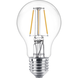 Philips Lighting 76375600 LED Energetická třída (EEK2021) F (A - G) E27  4.3 W = 40 W teplá bílá (Ø x d) 6 cm x 10.6 cm  3 ks