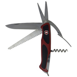 Victorinox RangerGrip 71 0.9713.C švýcarský kapesní nožík  počet funkcí 7 černá, červená