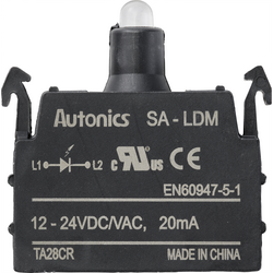 TRU COMPONENTS SA-LDM LED kontrolka bílá 12 V, 24 V 1 ks