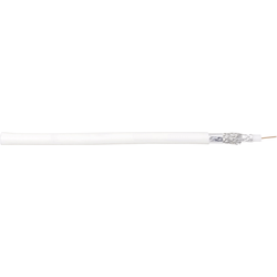 Interkabel AC 78-1 koaxiální kabel vnější Ø: 4.50 mm 75 Ω bílá metrové zboží
