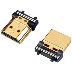 Lyndahl LKHDMICON19 HDMI konektor  Pólů: 19  zlatá 1 ks