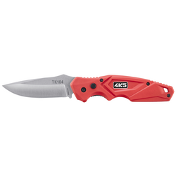 4K5 Tools TK 104 DropPoint Knife 600.104A zavírací kapesní nůž s pouzdrem  červená