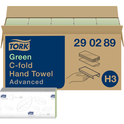 TORK 290289  papírové utěrky, skládané  zelená 20 ks/bal.  20 ks