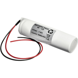 Emmerich 24D4000S akumulátor do nouzových světel  s kabelem 2.4 V 4000 mAh