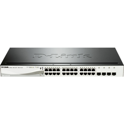 D-Link  DGS-1210-24P  DGS-1210-24P  síťový switch  24 + 4 porty  1 GBit/s  funkce PoE