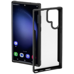Hama Metallic Frame Cover Samsung Galaxy S23 Ultra transparentní, černá