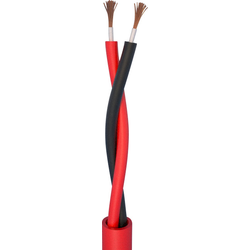 ELAN 272101R kabel pro požární hlásiče LSZH 2 x 1 mm² červená metrové zboží