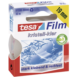 tesa  57330-00000-03 tesafilm  křišťálově čistý transparentní (d x š) 33 m x 19 mm 1 ks