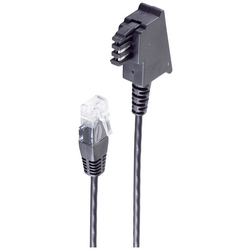 Shiverpeaks DSL kabel [1x telefonní zástrčka TAE-F - 1x RJ45 zástrčka 8p2c] 0.5 m černá