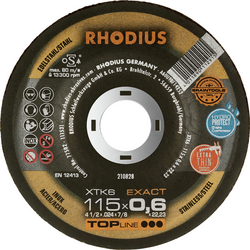Rhodius XTK6 EXACT BOX 211301 řezný kotouč lomený 115 mm 10 ks
