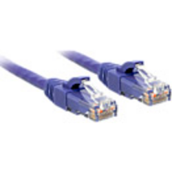 LINDY 48127 RJ45 síťové kabely, propojovací kabely CAT 6 U/UTP 10.00 m fialová  1 ks