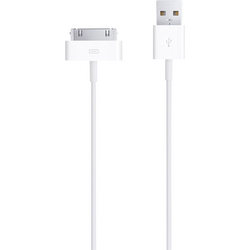 Apple Apple iPad/iPhone/iPod kabel [1x USB 2.0 zástrčka A - 1x dokovací zástrčka Apple] 1.00 m bílá