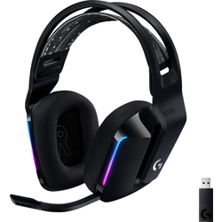 Logitech Gaming G733 LIGHTSPEED Gaming Sluchátka On Ear bezdrátová 7.1 Surround černá  regulace hlasitosti