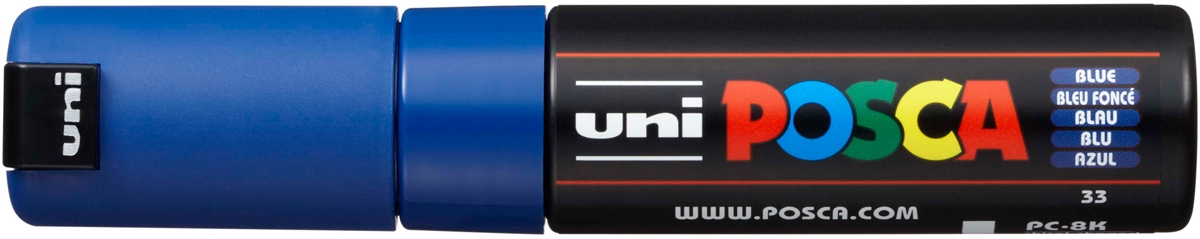 Akrylový popisovač UNI POSCA PC-8K 8mm - modrá