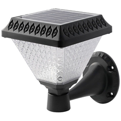 V-TAC solární nástěnná lampa  VT-972 93578   LED 0.80 W teplá bílá, přírodní bílá , studená bílá černá