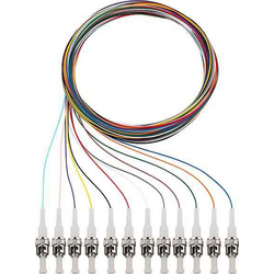 Rutenbeck 228041202 optické vlákno optické vlákno kabel [12x ST zástrčka - 12x kabel s otevřenými konci] Singlemode OS2