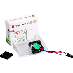 RB-Case-Fan aktivní ventilátor Vhodné pro (vývojové sady): Raspberry Pi bílá Raspberry Pi®