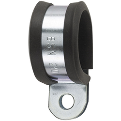HellermannTyton AFCS10 upevňovací příchytka šroubovací 166-50600 Průměr kabelového svazku (rozsah) 10 mm (max)  s ochranným profilem z chloroprenu kov, černá 1 ks