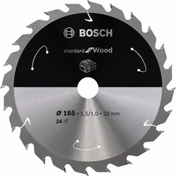 Bosch Accessories 2608837685 pilový kotouč 165 x 20 mm Počet zubů (na palec): 24 1 ks