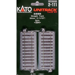 H0 Kato Unitrack 2-111 rovná kolej 94 mm 2 ks