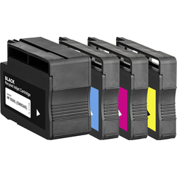 Basetech Inkoustová kazeta náhradní HP 932, 932XL, 933XL kompatibilní kombinované balení černá, azurová, purppurová, žlutá BTH174 1725,4005-126