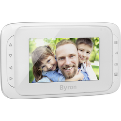 Byron      příslušenství domovní telefon  bezdrátový, digitální, bezdrátový  vnitřní video jednotka, přídavná obrazovka    bílá