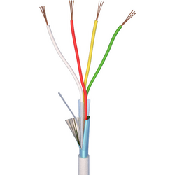 ELAN 70I139 alarmový kabel LiYY 4 x 0.22 mm² bílá 20 m