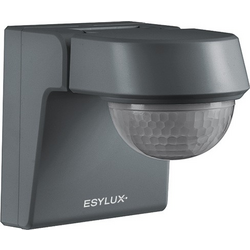 ESYLUX EM10025389 na strop, montáž na zeď, na omítku detektor pohybu 230 ° šedá IP55, IK07