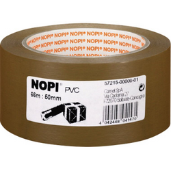 Nopi  57215-00000 balicí lepicí páska Nopi® hnědá (d x š) 66 m x 50 mm 1 ks