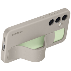 Samsung Standing Grip zadní kryt na mobil Samsung Galaxy S24 tmavě šedá (taupe) stojící