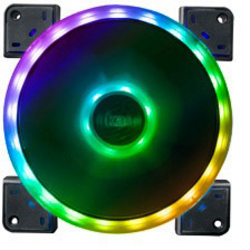 Akasa Vegas TL PC větrák s krytem černá, RGB (š x v x h) 140 x 140 x 25 mm včetně LED osvětlení