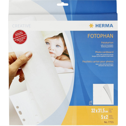 Fotokarton Herma, bílý, velkoformátový, 320 5 listů, 7755