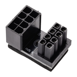 inLine napájecí adaptér [1x ATX zástrčka 8pólová (4+4) - 1x ATX zásuvka 8pólová (4+4)] černá