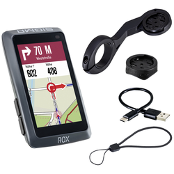 Sigma ROX 12.1 EVO Basic Set - Night Grey navigace na kolo kolo pro Evropu Bluetooth® , GPS , GLONASS