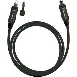 Toslink digitální audio kabel [1x Toslink  zástrčka (ODT) - 1x Toslink  zástrčka (ODT)] 10.00 m černá Oehlbach OPTO Star Black