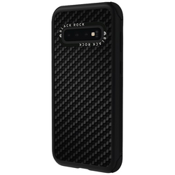 Black Rock Robust Real Carbon zadní kryt na mobil Samsung Galaxy S10+ černá