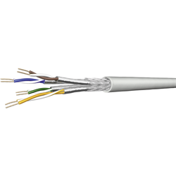 DRAKA 1001130-00100RW ethernetový síťový kabel CAT 7 S/FTP 4 x 2 x 0.13 mm² černá metrové zboží
