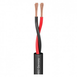 Sommer Cable 425-0051FC reproduktorový kabel  2 x 2.50 mm² černá metrové zboží