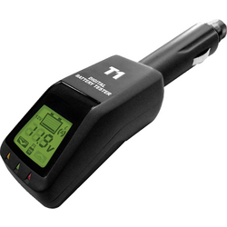 Helvi T1 monitorování autobaterie, tester autobaterií  test akumulátoru, USB konektor 90 mm x 55 mm x 30 mm