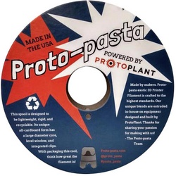 Proto-Pasta FEP12805  vlákno pro 3D tiskárny PLA magnetické  2.85 mm 500 g šedá  1 ks