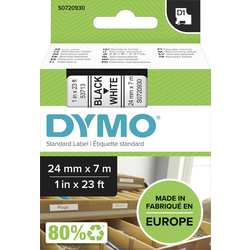 páska do štítkovače  DYMO D1 53713  Barva pásky: bílá Barva písma:černá 24 mm 7 m