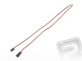 4605 J prodlužovací kabel 600mm Futaba plochý silný, zlacené kontakty (PVC)